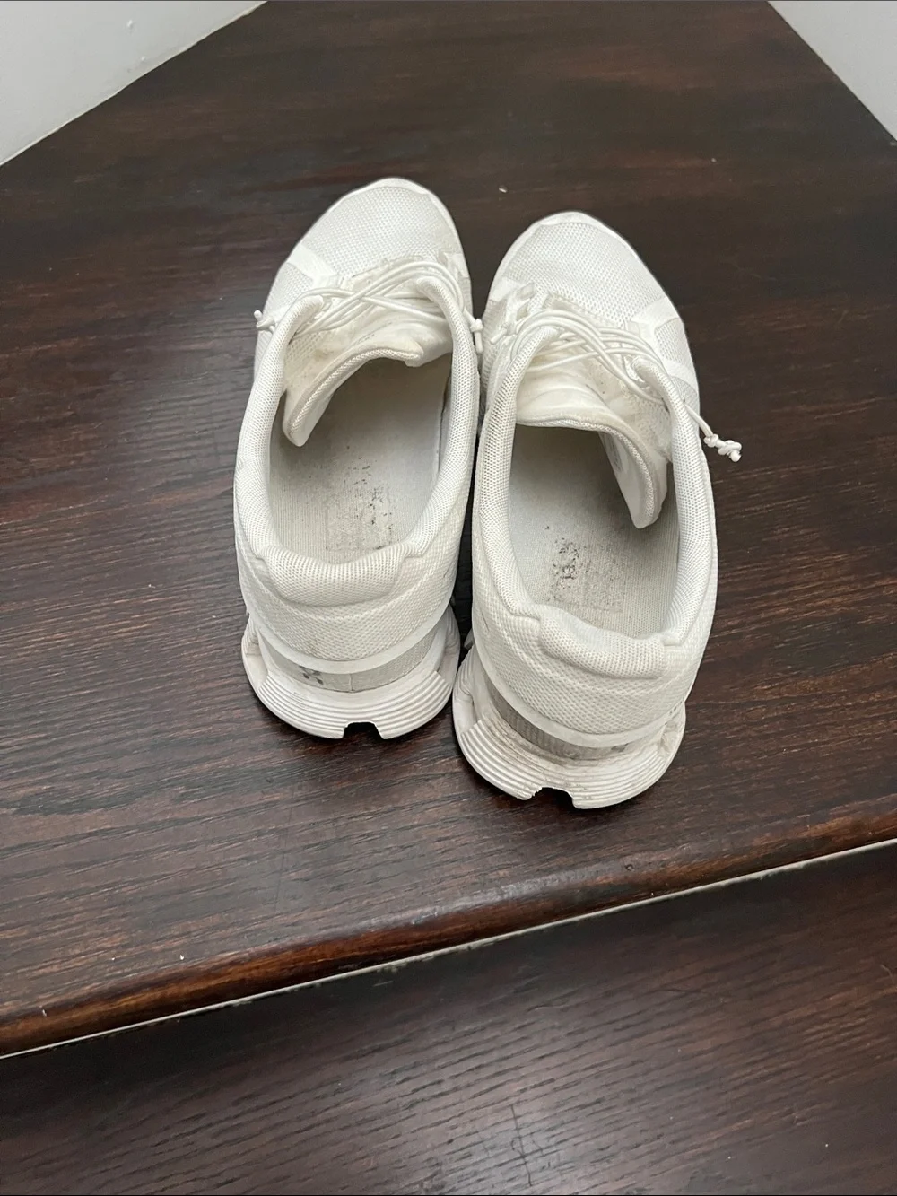 On Running White Mesh Runner Sneakers